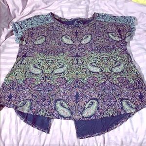 Lucky brand short sleeve print tee, size XL